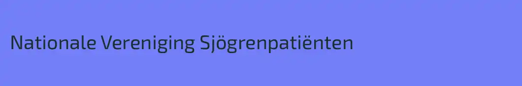 Nationale Vereniging Sjögrenpatiënten